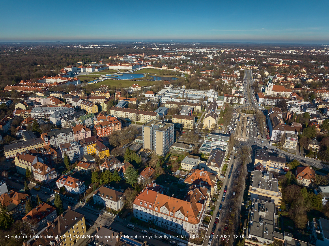 07.01.2023 - Umgebung vom Schloß Nymphenburg